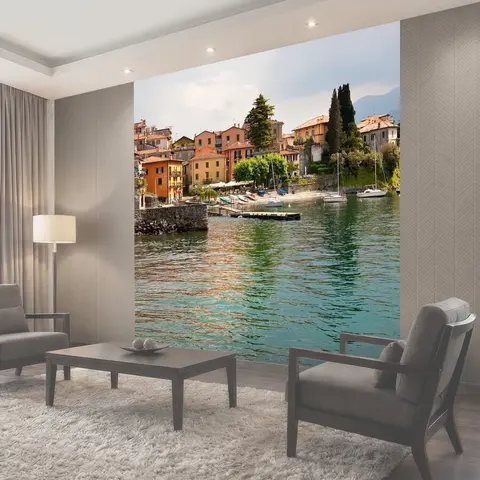 Фотообои Lake cuomo, итальянский, италия