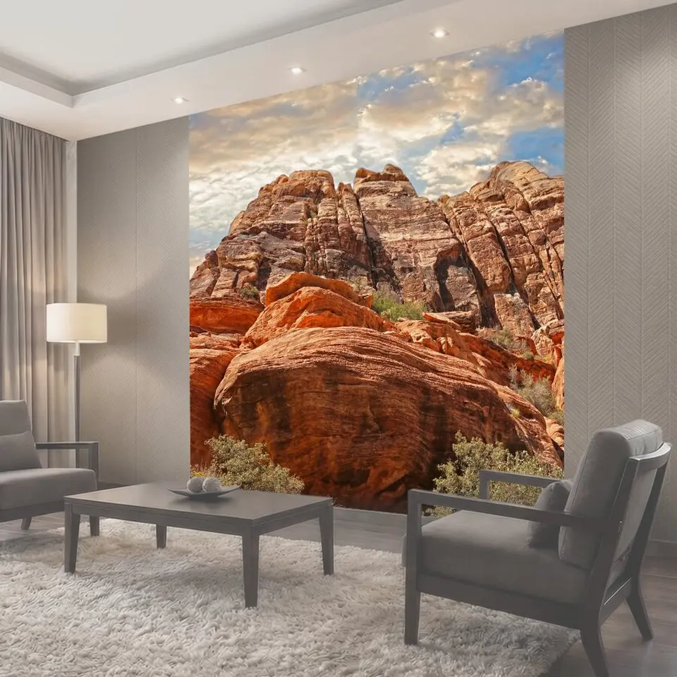 Фотообои Горы, красные скалы, каньон