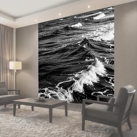 Фотообои Морские волны и пена