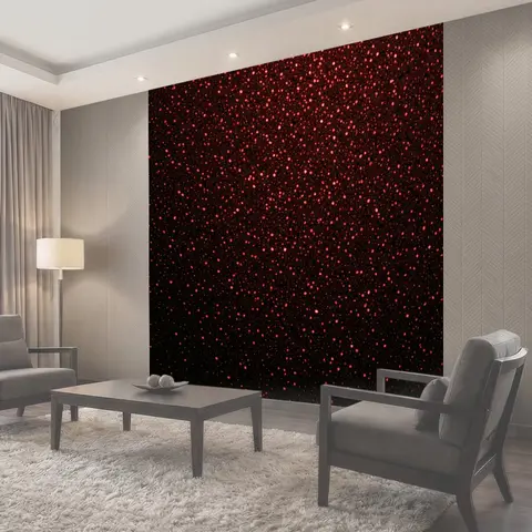 Фотообои Красные искры на чёрном фоне