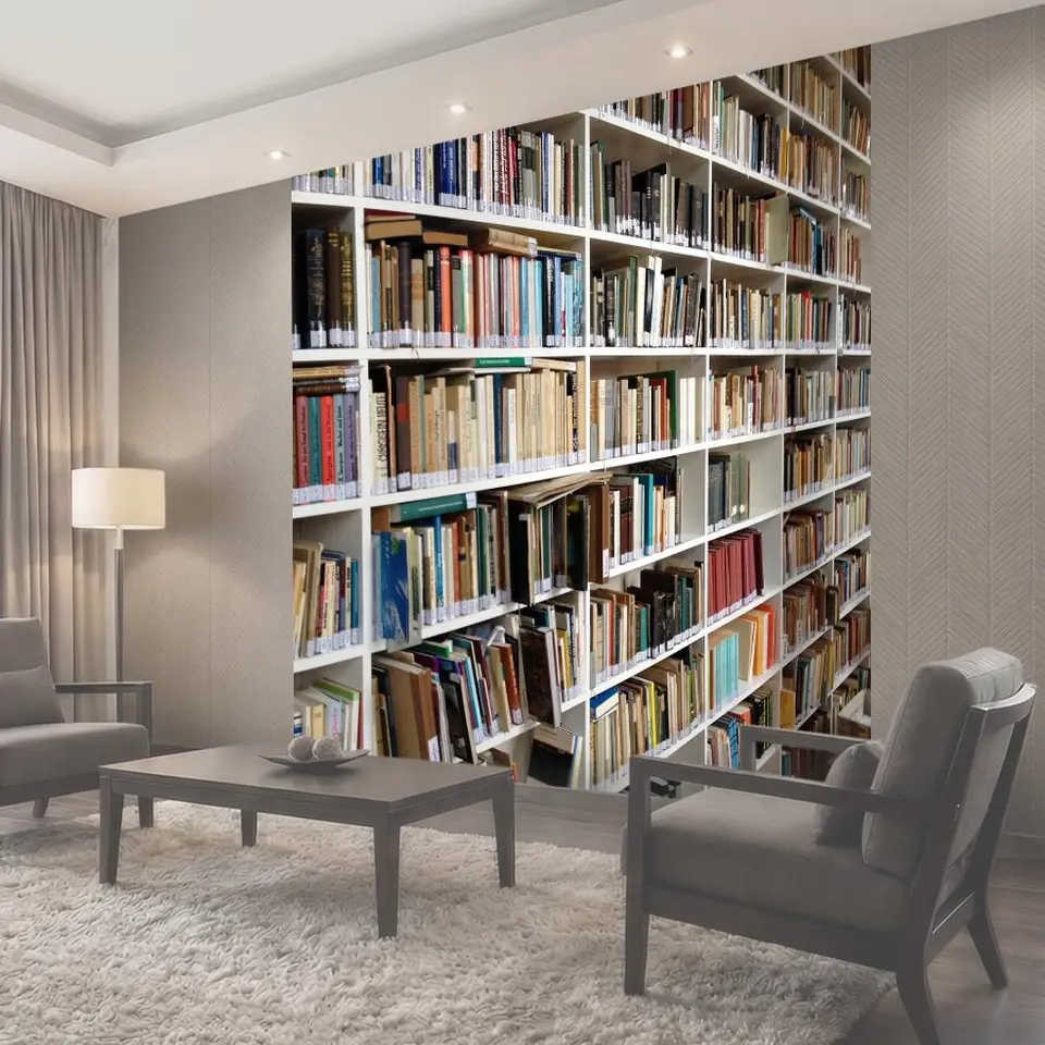 Фотообои Книга, полка, библиотека