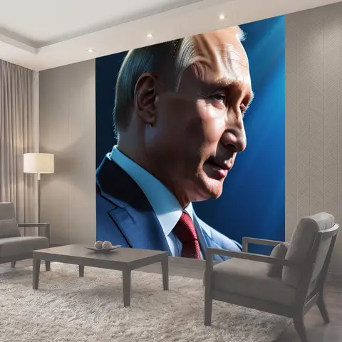 Фотообои С путиным вдохновляющий