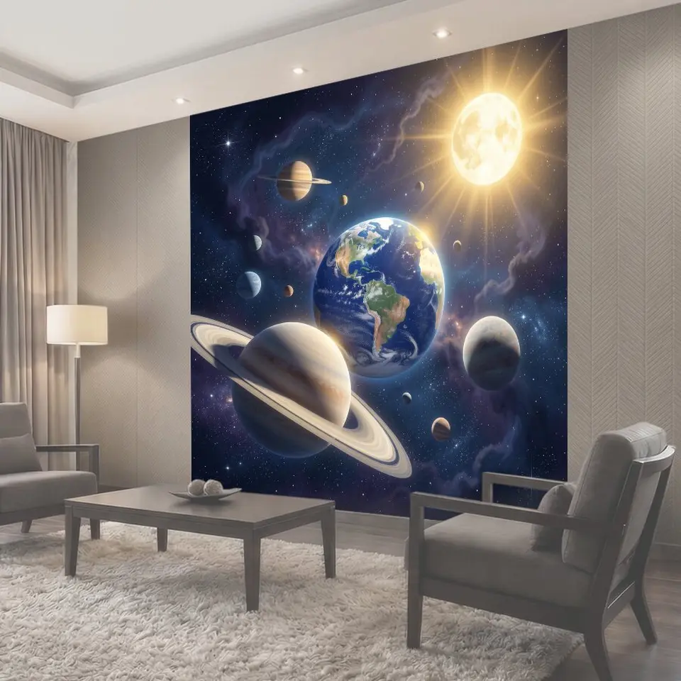 Фотообои Космическая система с Землей