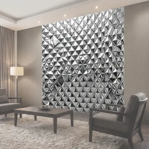 Фотообои Геометрическая 3D текстура пирамид