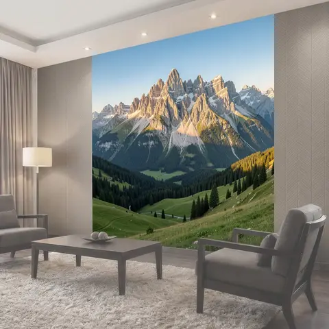 Фотообои Скальные вершины в Альпах