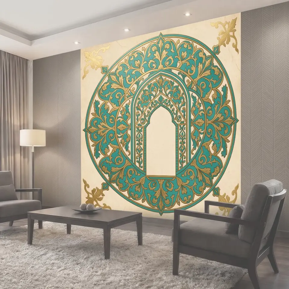 Фотообои Винтажный арочный орнамент