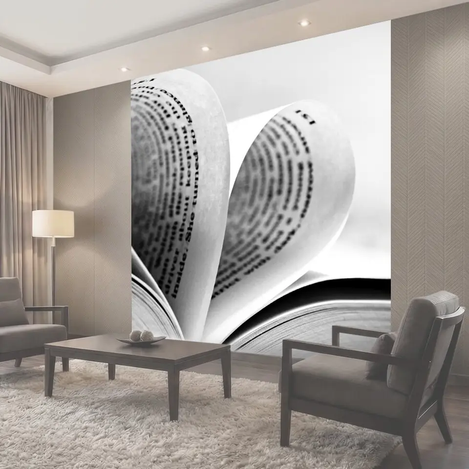Фотообои Книга, книжное сердце, чтение