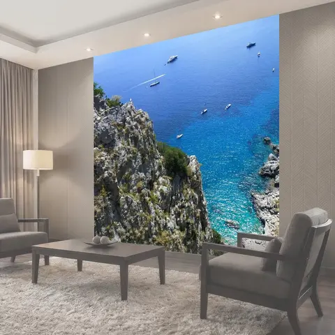 Фотообои Капри, синий, море