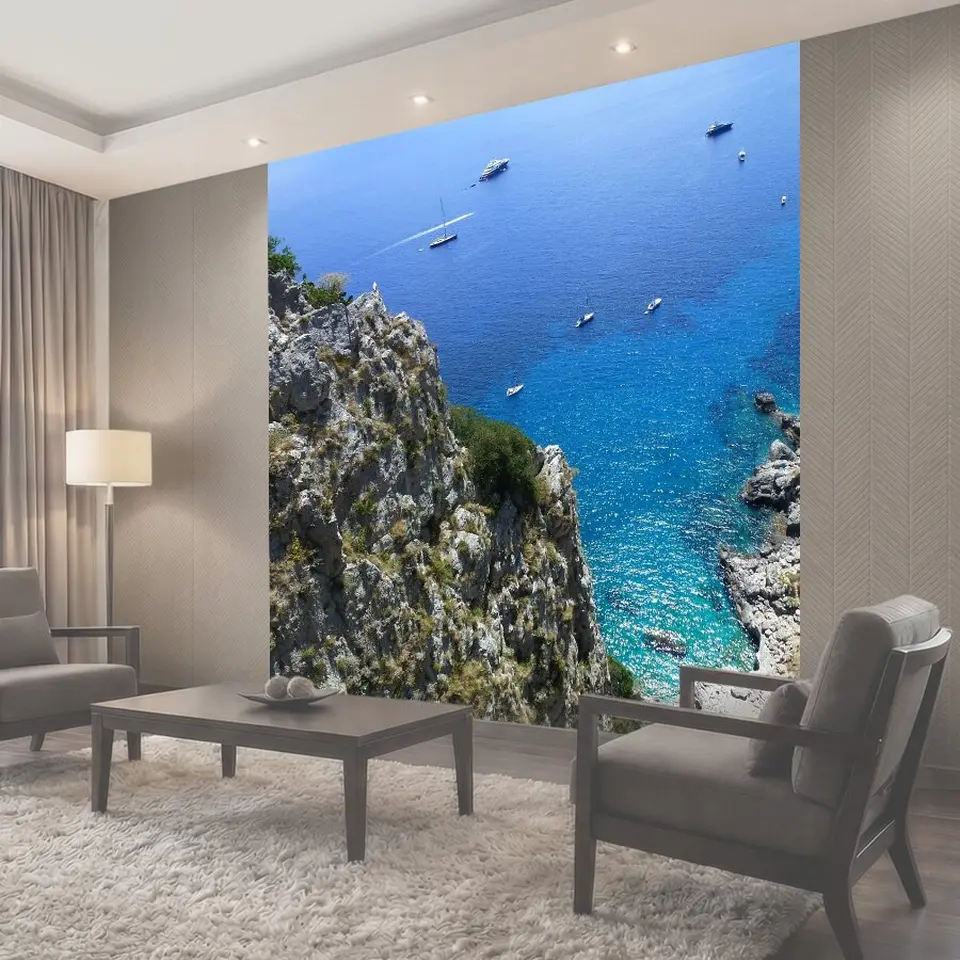 Фотообои Капри, синий, море