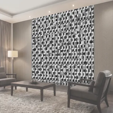 Фотообои Кубический шахматный 3D-паттерн