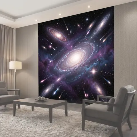 Фотообои Космические галактики и звезды