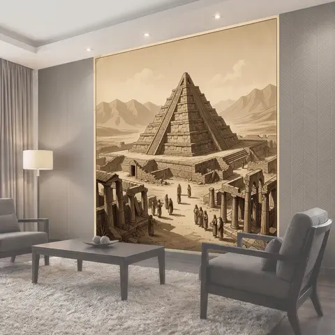 Фотообои Зиккурат среди руин