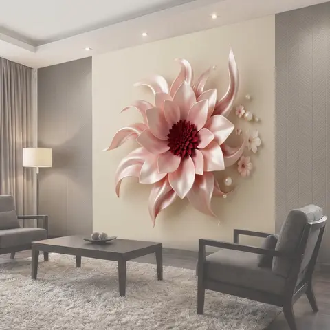 Фотообои Нежный цветочный 3D-цветок