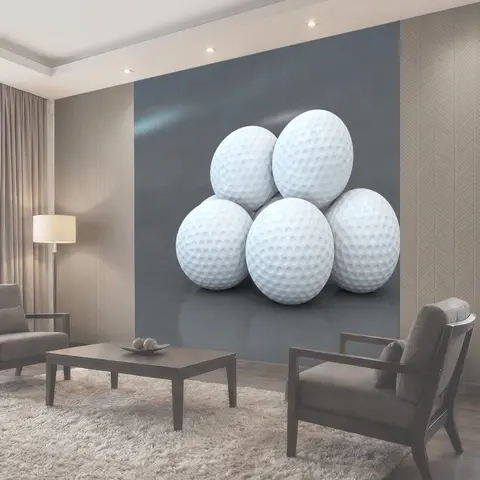 Фотообои Гольф, мяч, 3d