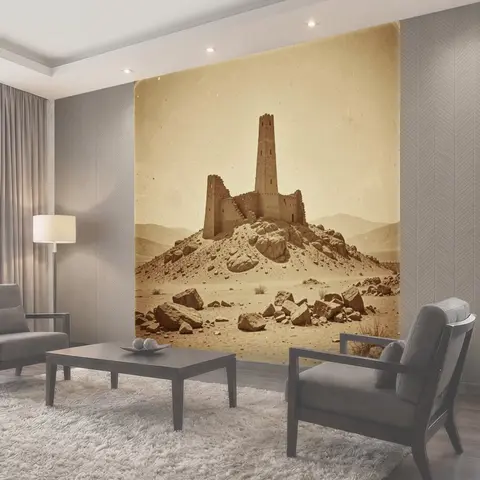 Фотообои Древний форт на холме