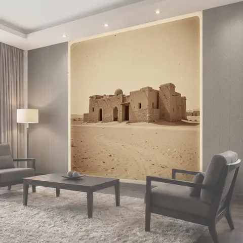 Фотообои Старинное здание в пустыне