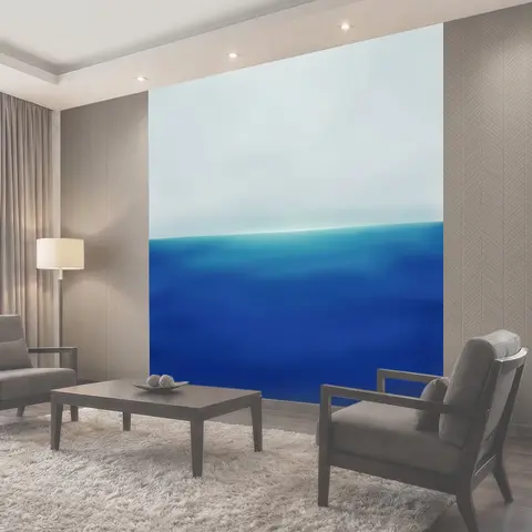 Фотообои Морской горизонт в туманной дымке