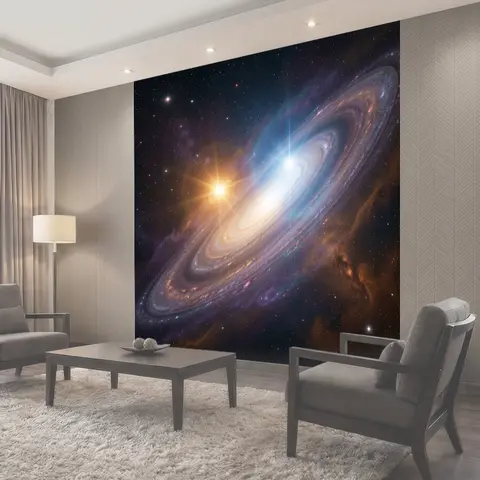 Фотообои Космическая спиральная галактика