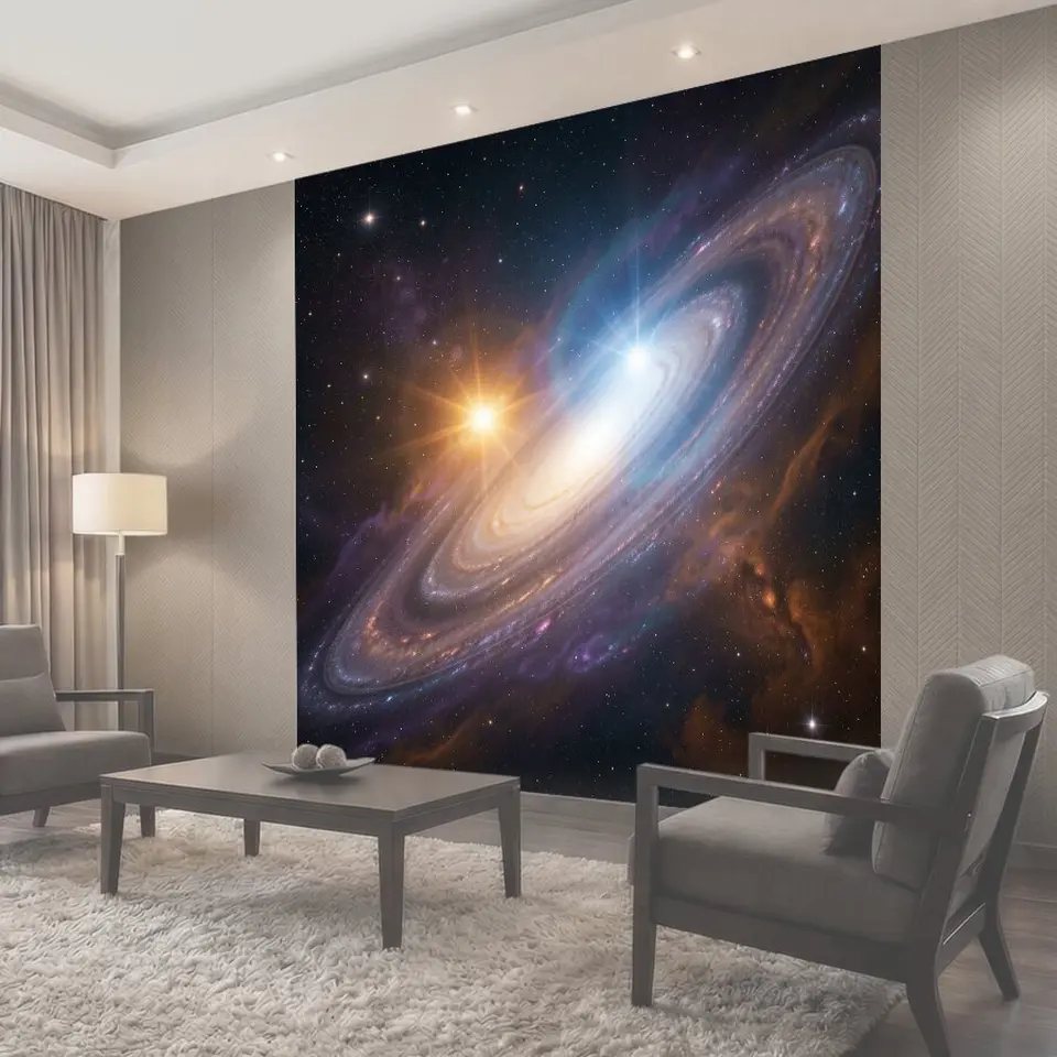 Фотообои Космическая спиральная галактика