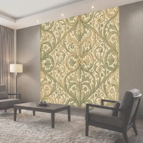 Фотообои Винтажный цветочный орнамент
