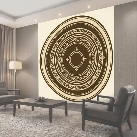 Фотообои Декоративный круглый орнамент