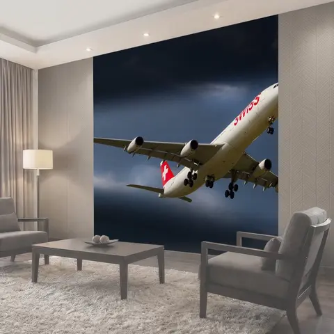 Фотообои Airbus, самолет, аэробус a340