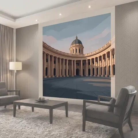 Фотообои Классический двор с куполом