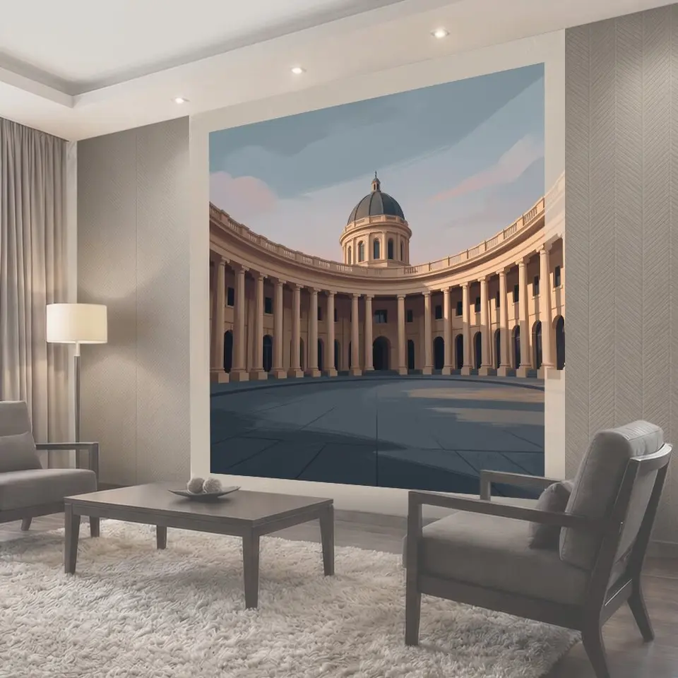 Фотообои Классический двор с куполом