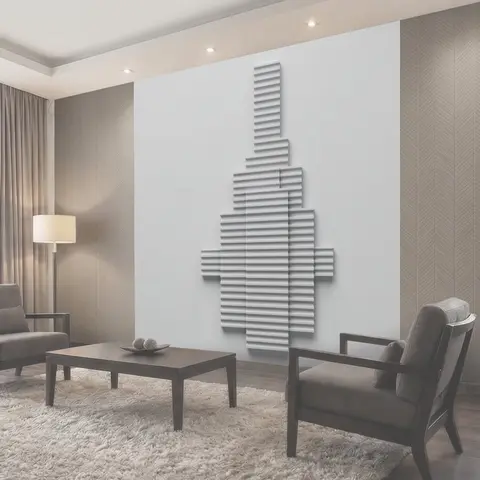 Фотообои Абстрактная 3D композиция полос