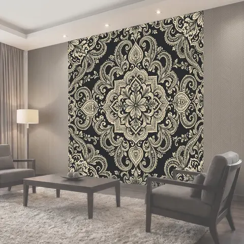 Фотообои Винтажный орнамент с цветком