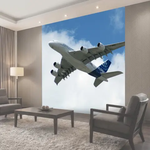 Фотообои Самолет, airbus, a380