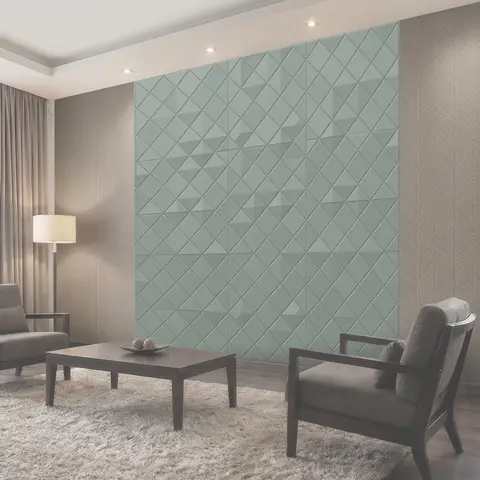Фотообои Геометрический 3D-орнамент из треугольников