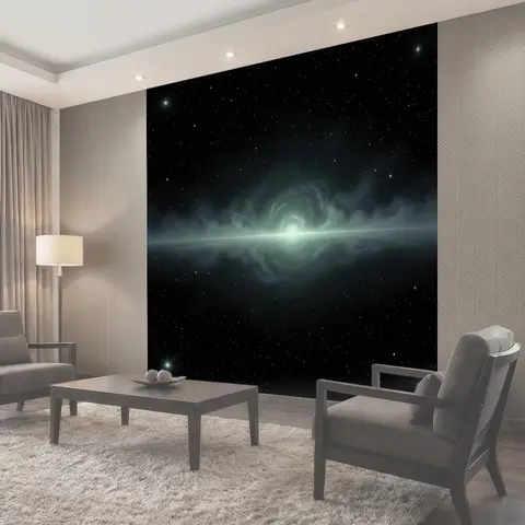 Фотообои Космическая воронка среди звезд