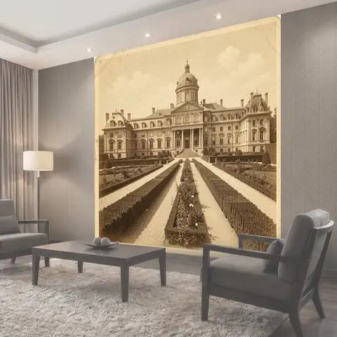 Фотообои Старинная резиденция с купольным фасадом