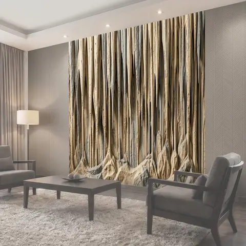 Фотообои Абстрактные каменные сталактиты