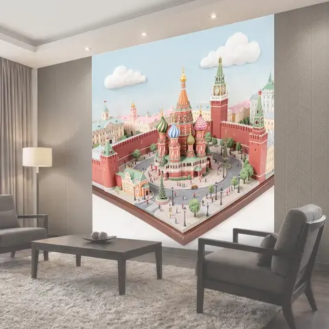 Фотообои Сказочный Кремль и собор