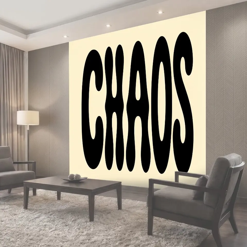 Фотообои Абстрактная надпись Chaos