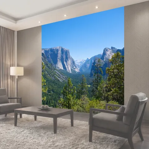 Фотообои Вид Йосемити Длинные вид Yosemite Valley центральной Калифорнии
