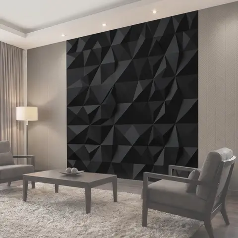 Фотообои Геометрический 3D-мозаичный камень