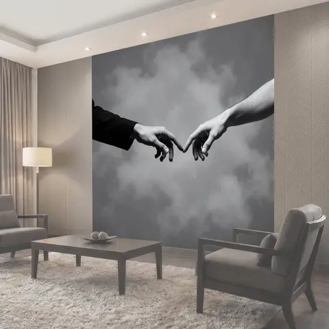 Фотообои Две руки тянутся друг к другу