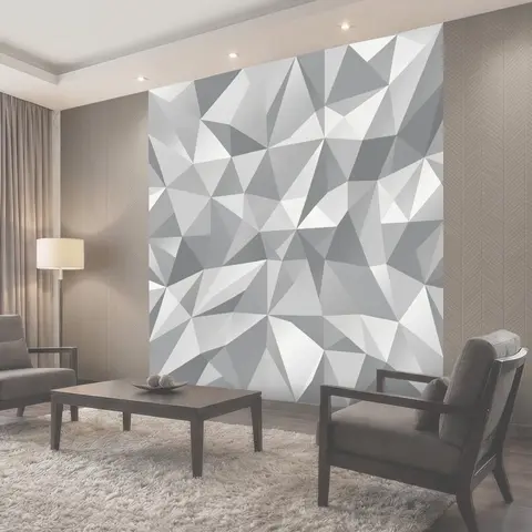 Фотообои Геометрический 3D-паттерн из граней