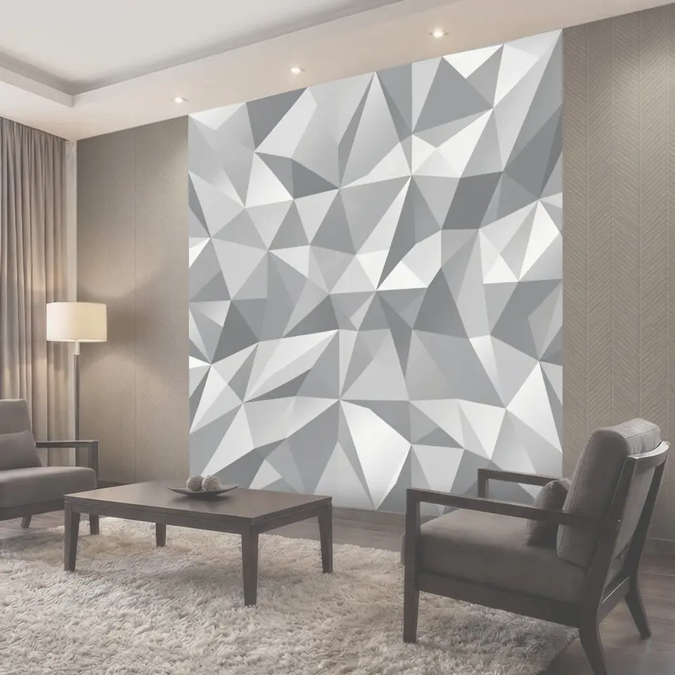 Фотообои Геометрический 3D-паттерн из граней