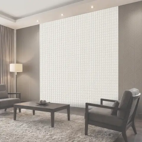 Фотообои Мелкая светлая клетка с рельефом