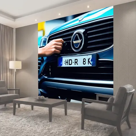 Фотообои Ремонт автомобилей силовыми агрегатами
