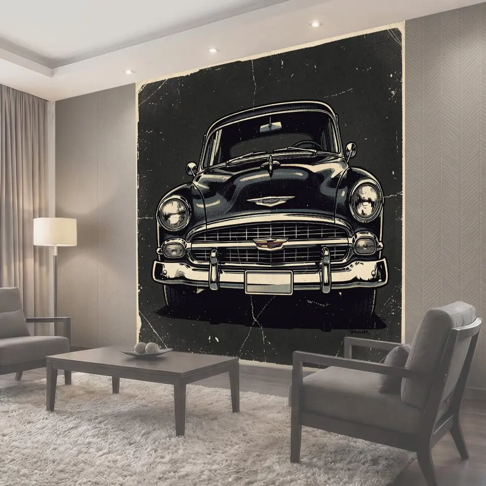 Фотообои Винтажный автомобиль Packard спереди