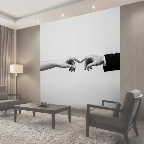 Фотообои Две руки почти касаются