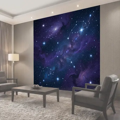 Фотообои Космическое небо с созвездиями