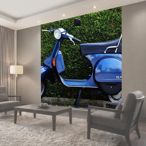 Фотообои Vespa, скутер, культ