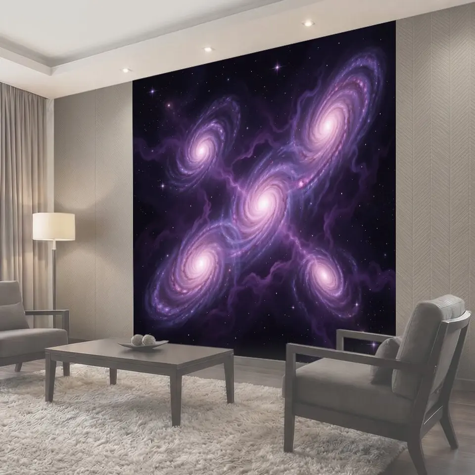 Фотообои Космические спиральные галактики