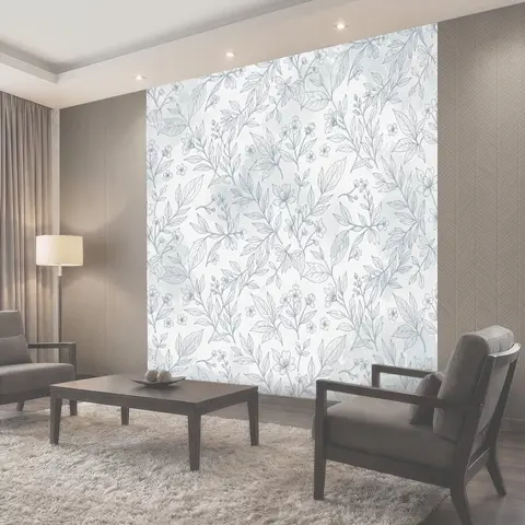 Фотообои Нежная ботаническая россыпь цветов